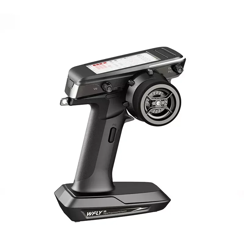 WFLY X9 2.4GHz 9CH FHSS LoRa Radio Transmitter Voice Touch Screen PPM Output RG206S RC Receiver GPS Speed Test RC Car Boat Tank