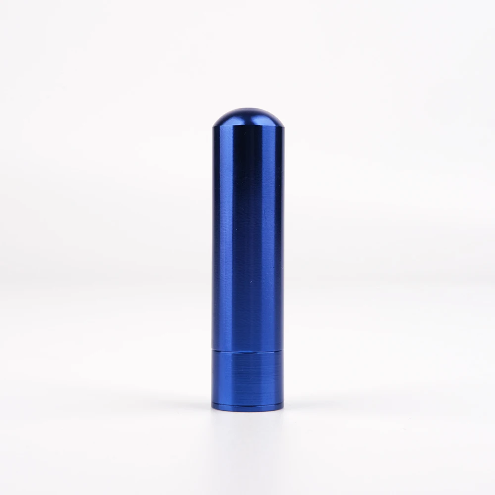 Portable Travel Blank Pink Nasal Vapor Inhaler Aluminium Inhaler