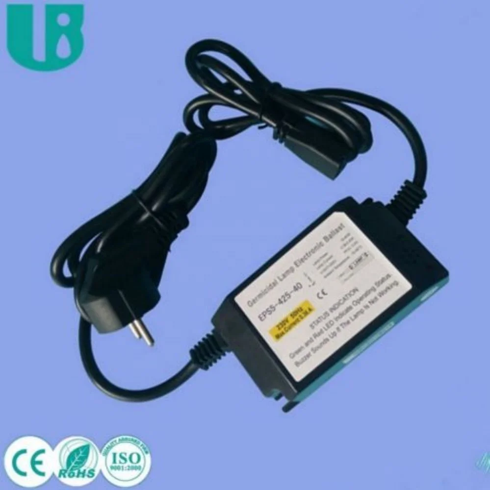 10-41W electronic ballast EPS5-425-40 lamp power with input voltage 220V-240V UV lamp driver