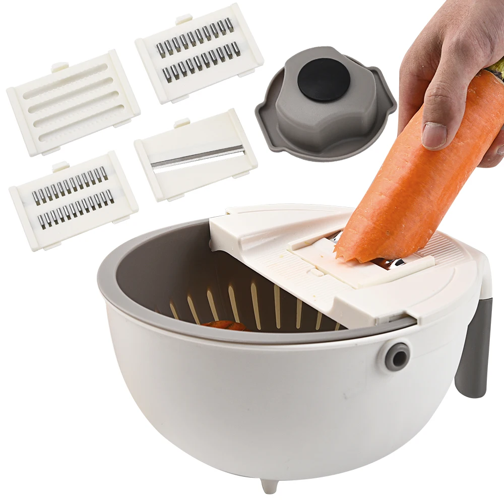 hot selling kitchen manual vegetable Fruit Garlic Grinder Grader slicer Fruits vegetable Drain Basket fruit & vegetables tools