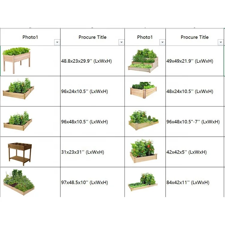 
Outdoor garden decor small hanging wooden mini flower pot 