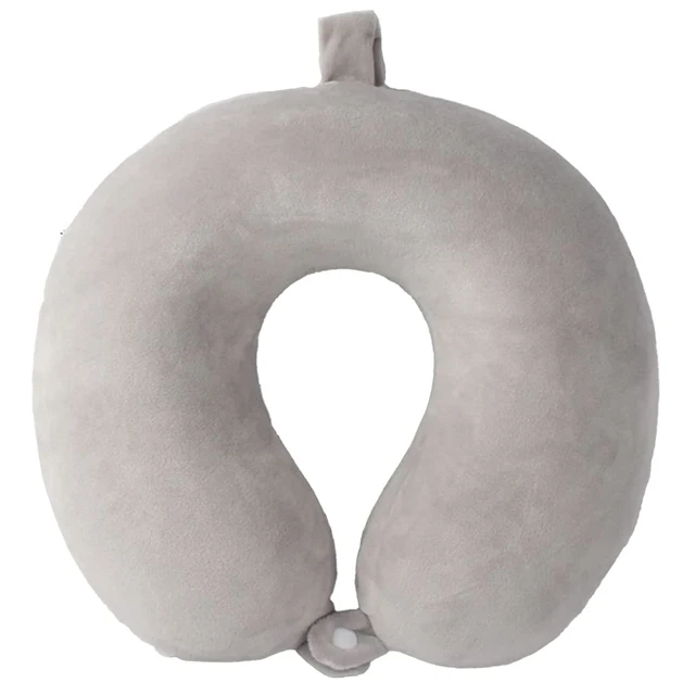 Cheap wholesale airplane memory foam travel pillow neck support pillow