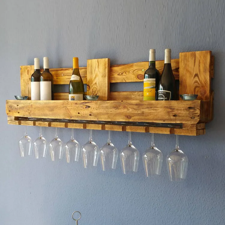 High Quality Wine Wall Display Shelves Drink Stand Display Whiskey Display Shelf Rack