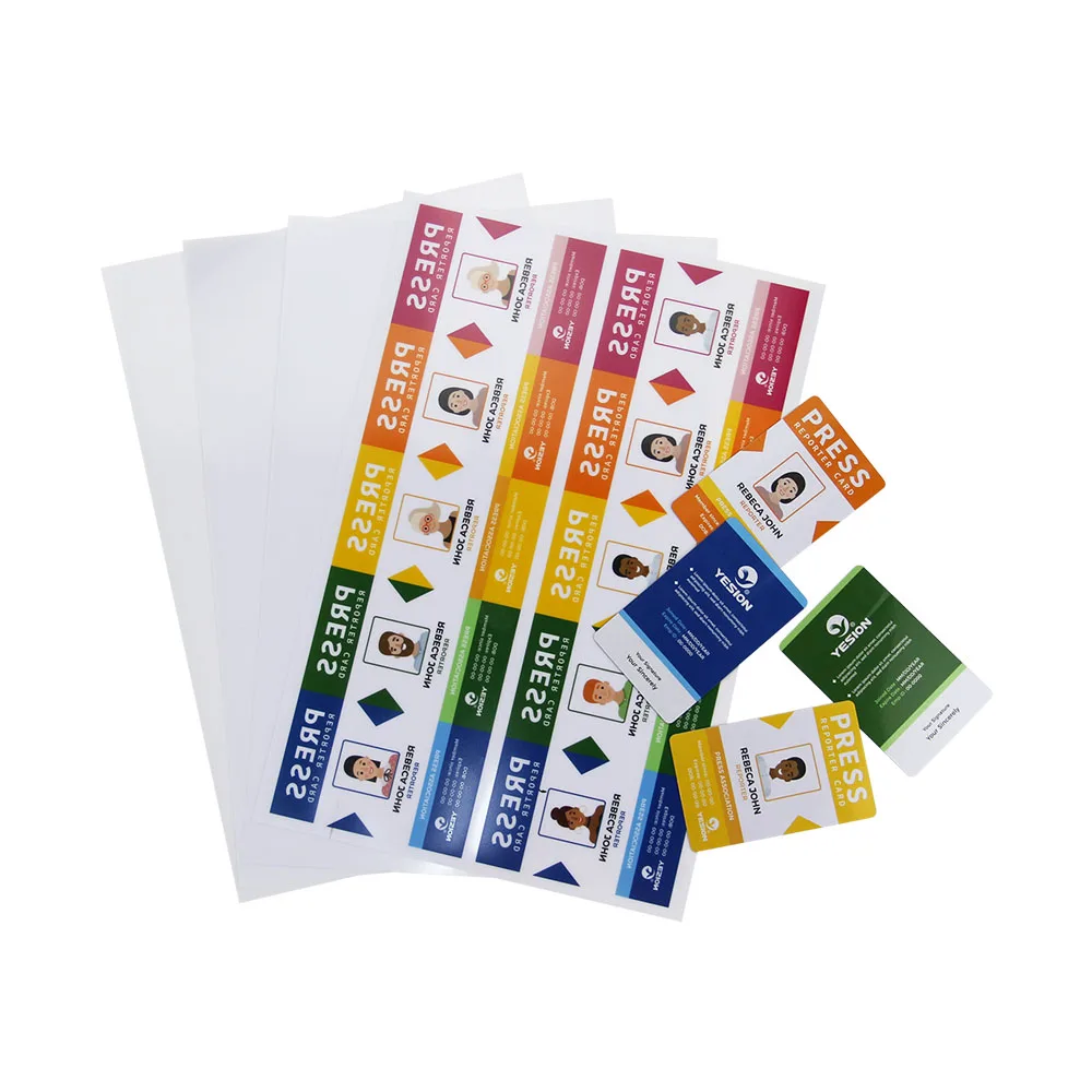 Inkjet Printable PVC Sheet for ID card  200mm*300mm