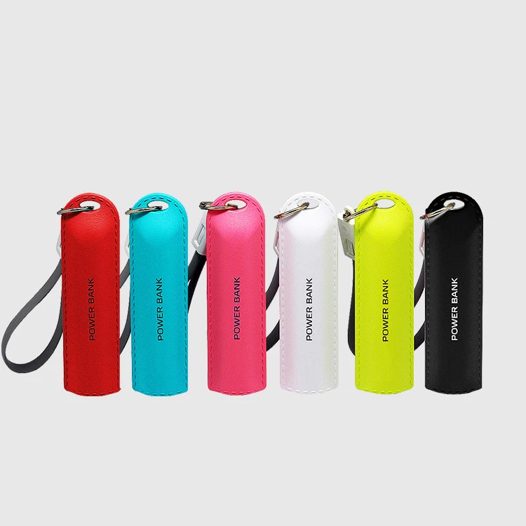Custom Promotional Gifts Portable Charger Key Chain Mobile Mini PowerBank 2000mAh Phone Power Bank