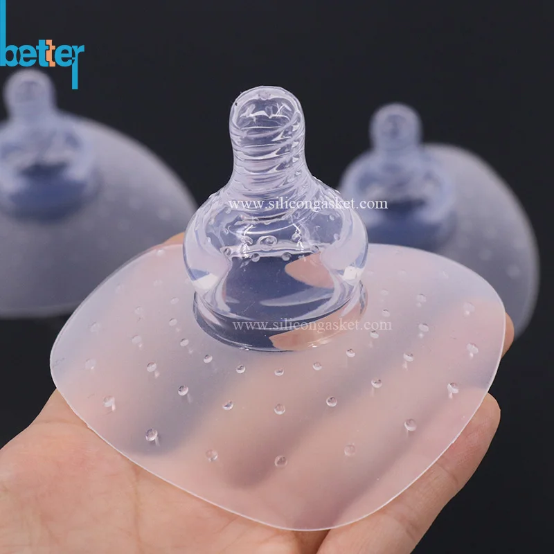 Wholesale High Quality Reusable Silicone Breast Nipple Shield Nursing Cover for Breastfeeding