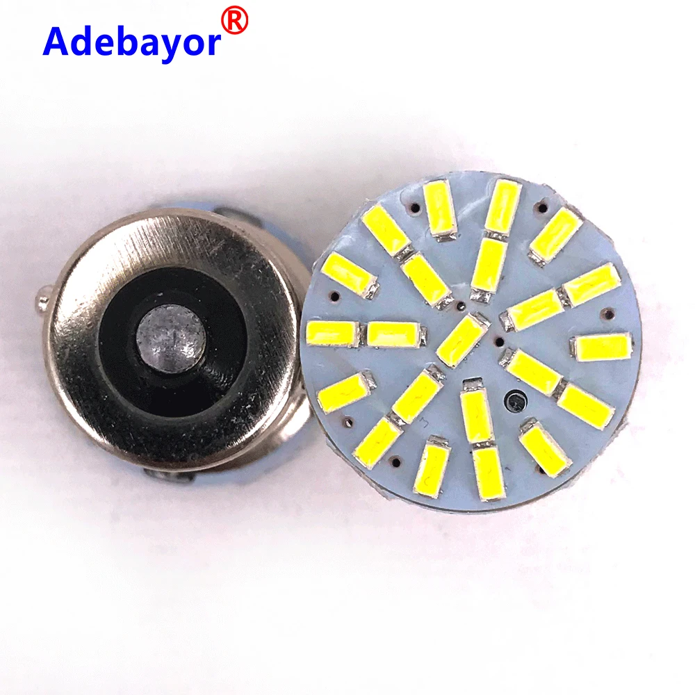 1156 BA15S P21w 22 smd 22 светодиода свет 3014 SMD Автомобильная светодиодная лампа 1206 SMD сигнал поворота задний фонарь белый