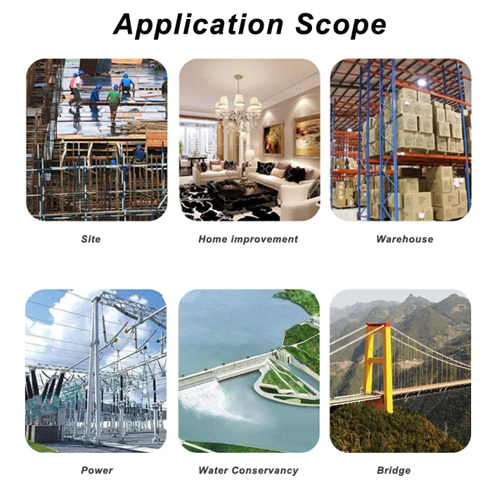 steel scaffolding application