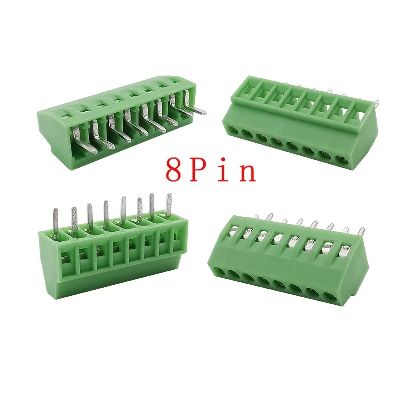 Автомобильная Клеммная колодка KF128 2 54 мм PCB винтовая коннектор 2P 3P 4P 5P 6 P 7P 8P 9P 10P 12P 16 Pin для кабельной клеммной колодки