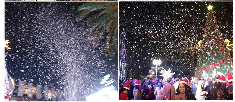 Big Size 2000W Vertical Snow Machine Wholesale Outdoor Party Jet Snow Liquid Machine Professional Stage Effect Snow Making YS-S5