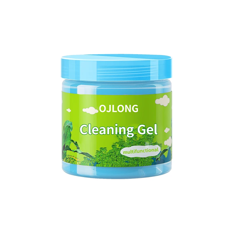 160g Convenient Jelly Cleaning Gel Repeated Use Cleaning Gel For Car Interior Skin-friendly