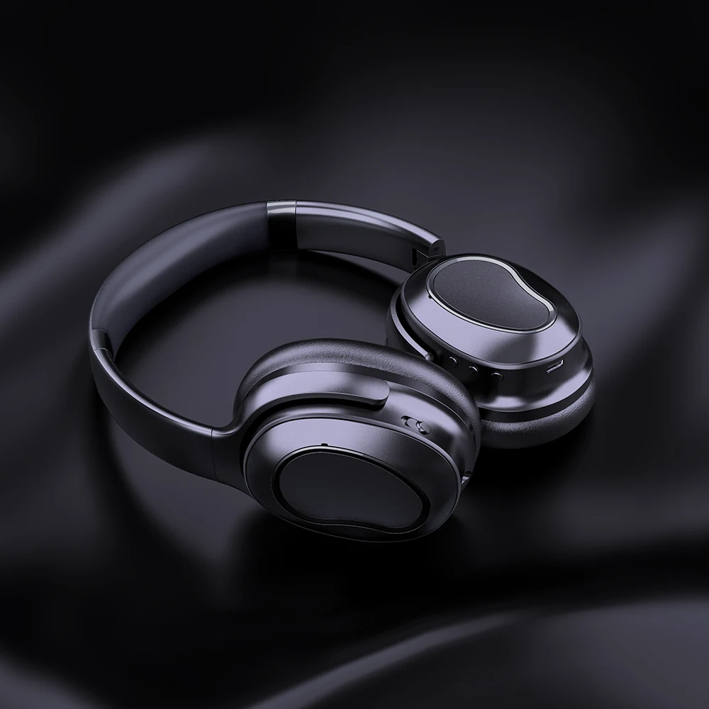 High Quality Bt Headphones Wireless 5 Mics Over Head Head set Wireless H001