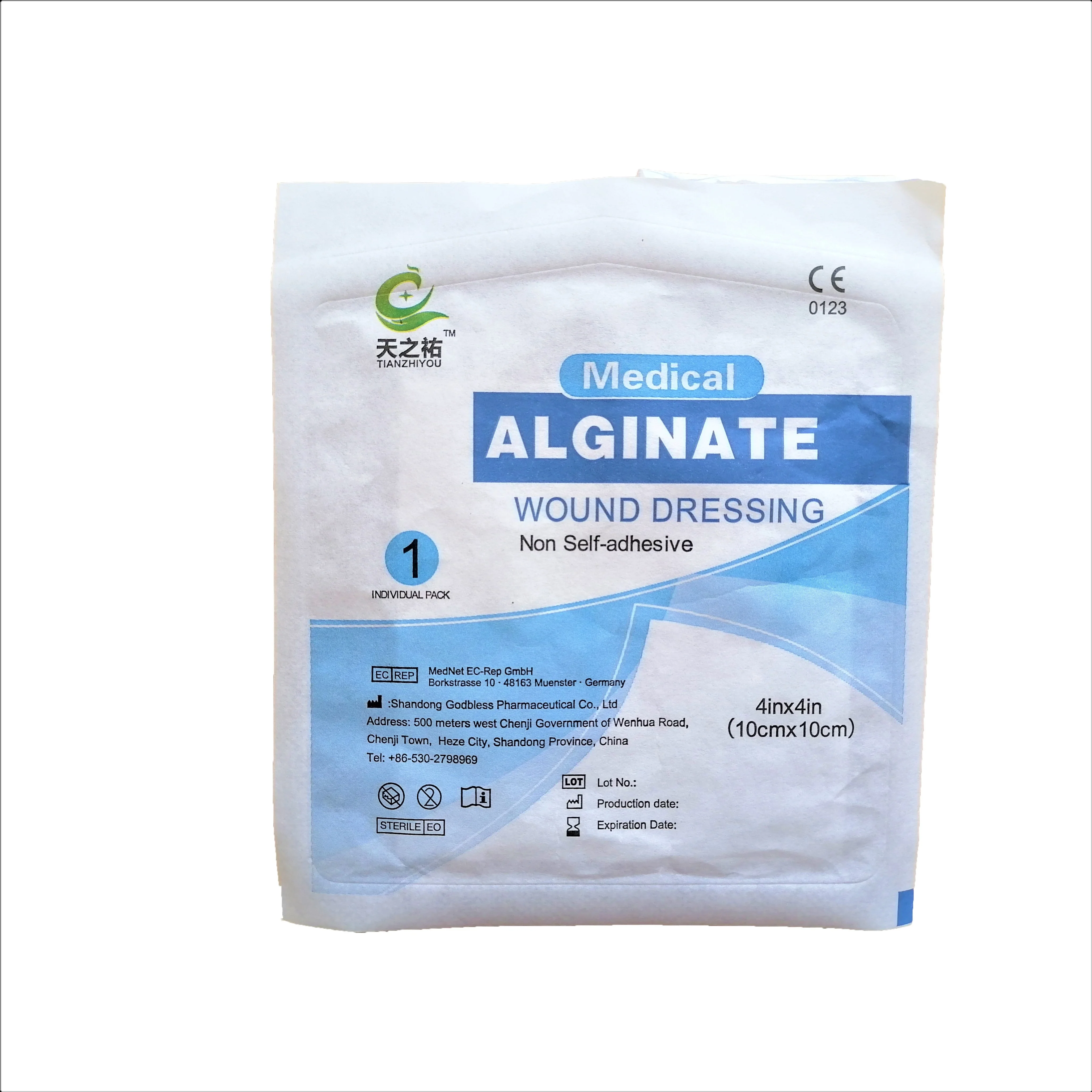 
Health Medical Disposable Alginate Wound Dressing with Large Absorption 