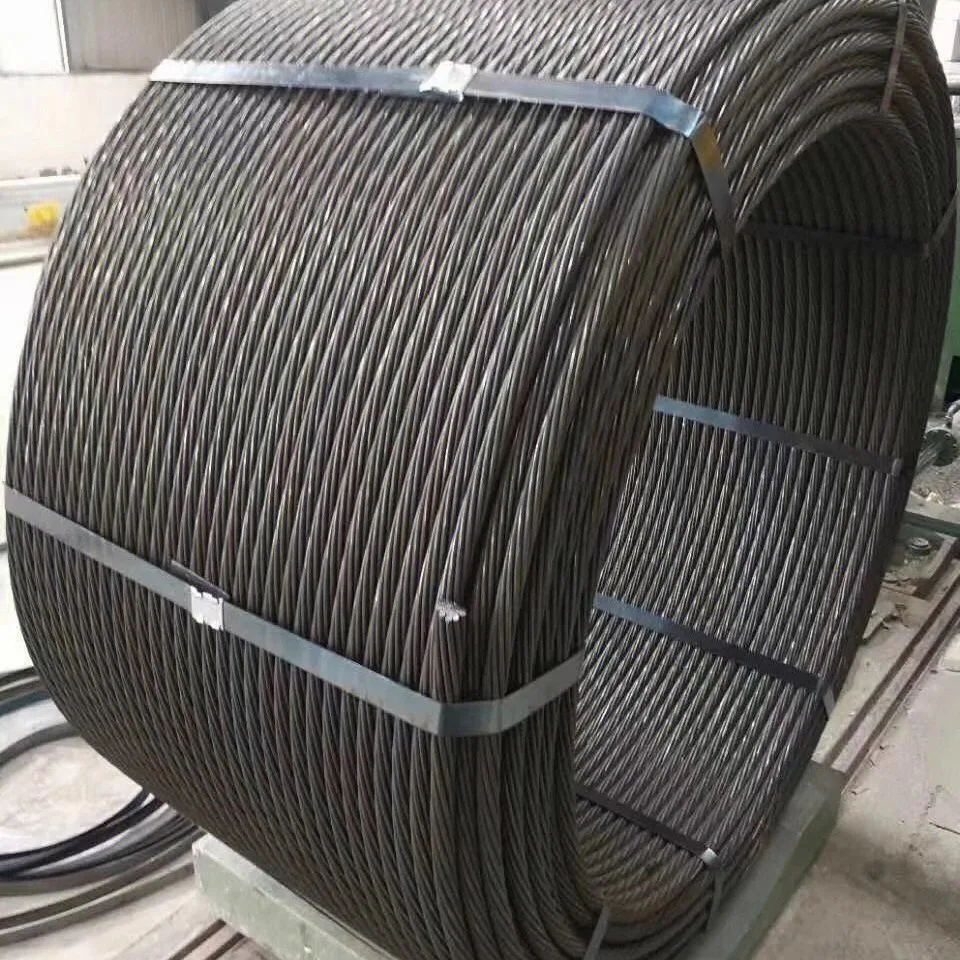 PC Strands Steel 7 Wires Construction Prestressed Concrete Low Relaxation PC Steel Strand Suppliers