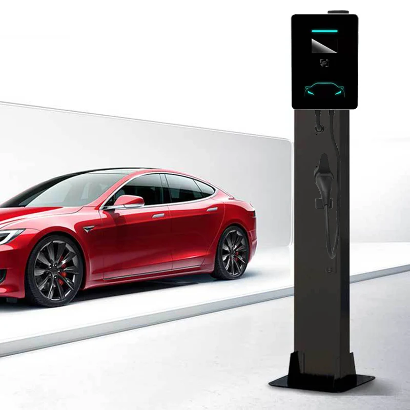 Professional factory fisher  32A three phase  22KW OCPP1.6 Type2  EV charging station