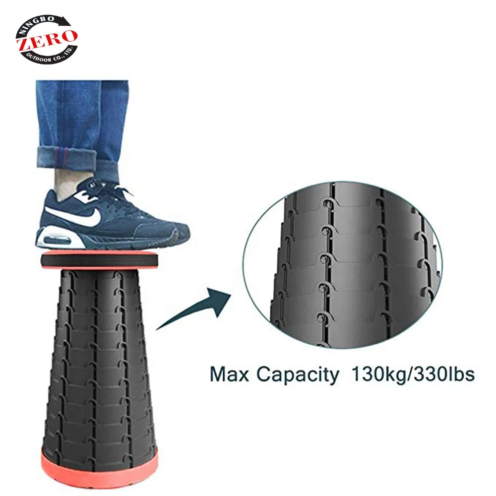 
PA66 high strength nylon plastic household outdoor bathroom telescoping stool 