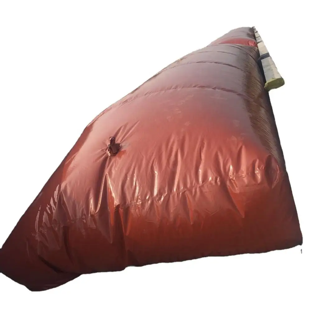 
China manufacturer Portable red mud PVC biogas plant for home using 