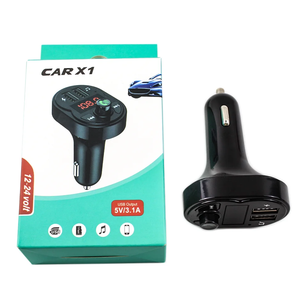 Dual USB 12V 24V Car MP3 Player Bluetooth FM Transmitter MP3 Player For Car Fast Fharge