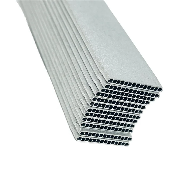 Finishing alloy-coated flux tube large 25-hole 87 * 3 3003 microchannel flat aluminum radiator tube
