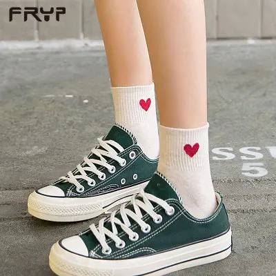 South Korean version of the INS Street photo Japanese Department of the tube lovely sweet college fashioncotton women sock