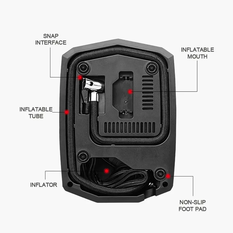 compressor car portable electric air pump bomba de aire para carro portatil portable air pump
