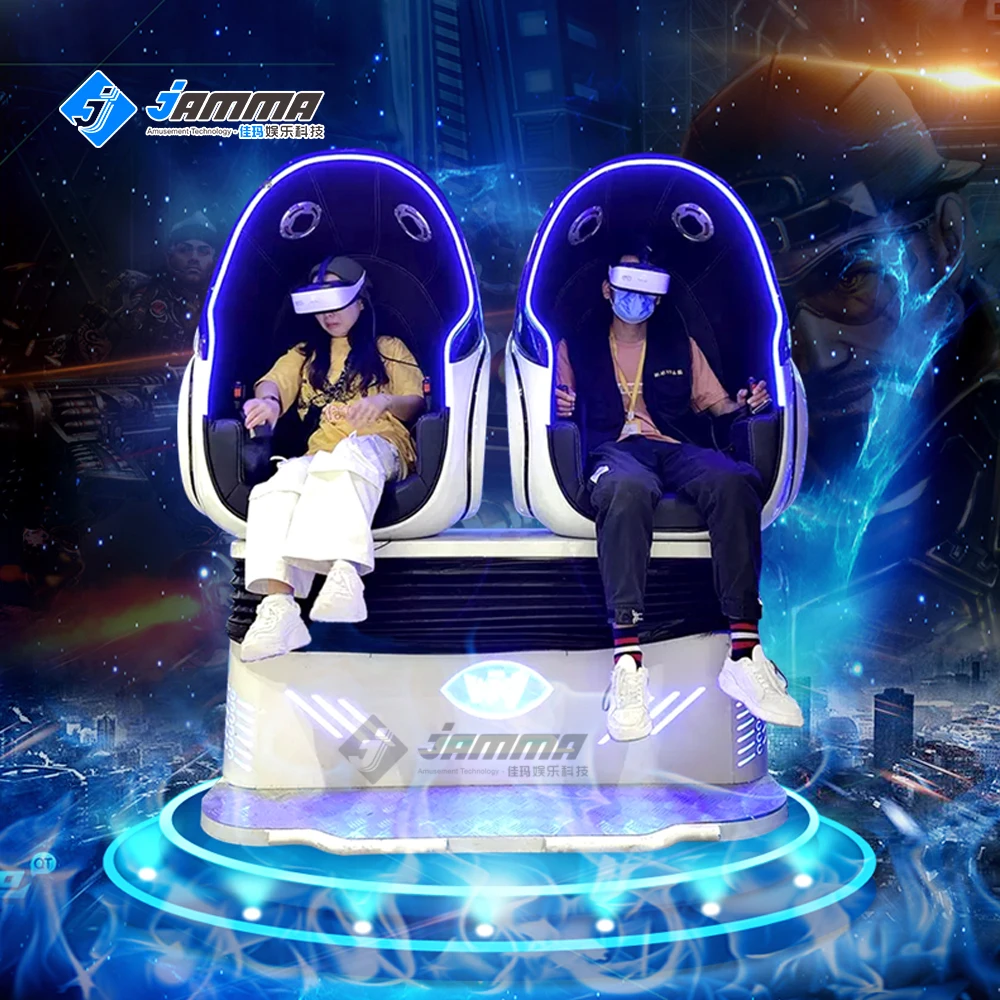 Thrilling Fairground Rides for Sale Virtual Reality Simulation Rides 9d Vr Egg Chair Game Machine