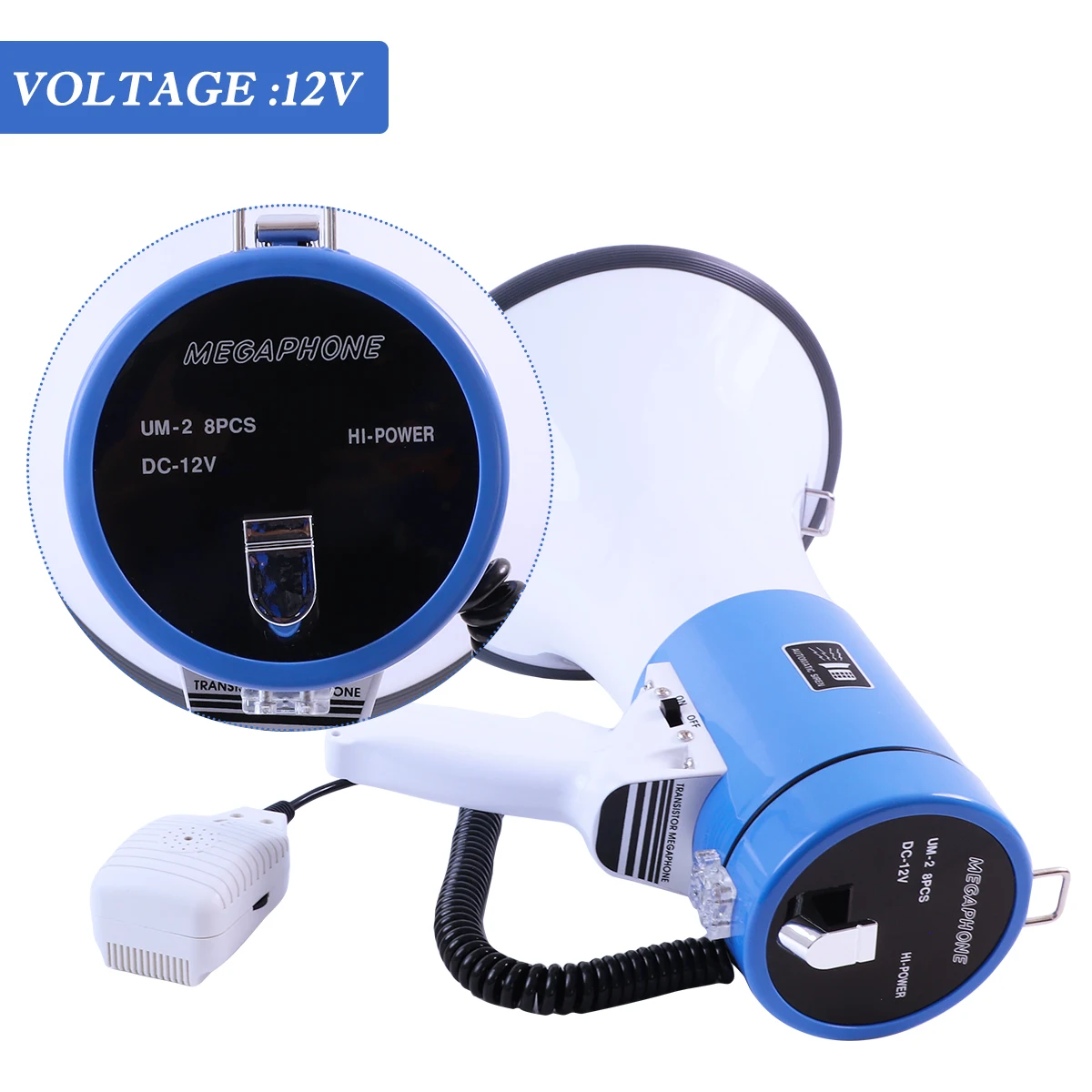 WG-MP01 Factory Megaphone with 12V 25W Megaphone Portable Megaphone