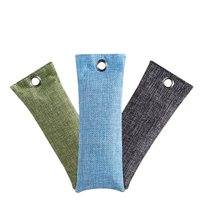 Custom Factory Wholesale Green Bamboo Charcoal Bag Activated Charcoal Air Purifying Bag Use For Shoes