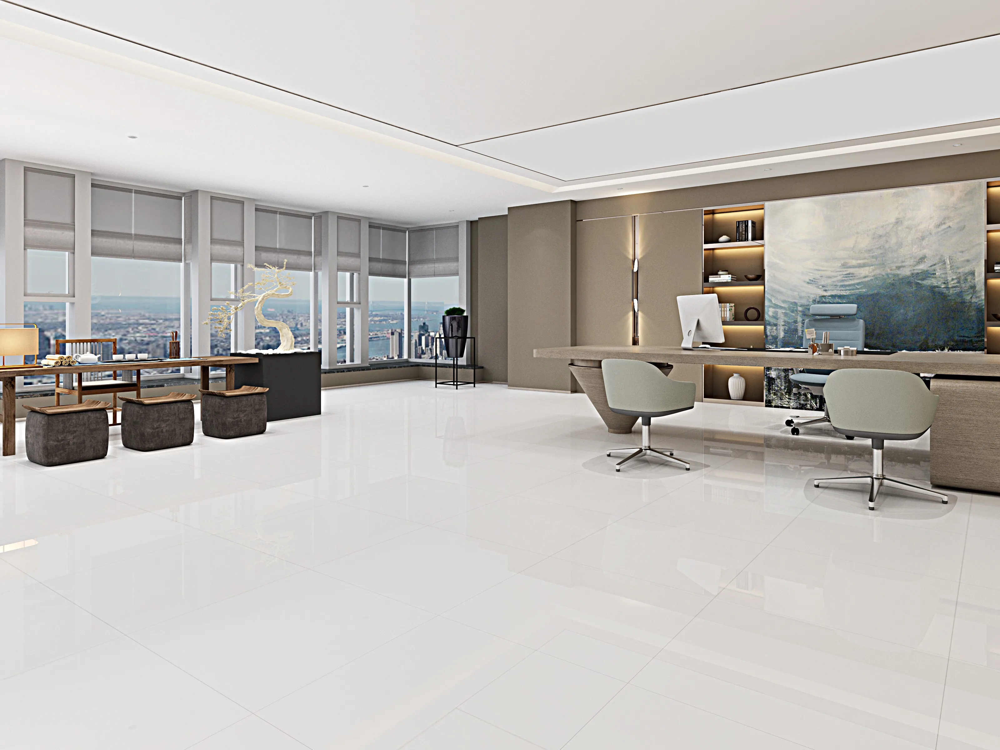 600x600 Super White Porcelain Tile Kitchen Wall Tiles Polished Surface Home Decorative Ceramic Tiles