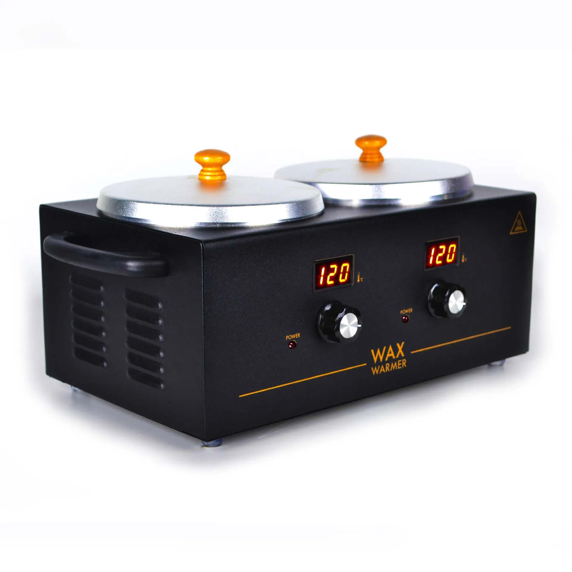 New LCD display electric melt paraffin wax hair removal depilatory Double pot wax warmer heater machine