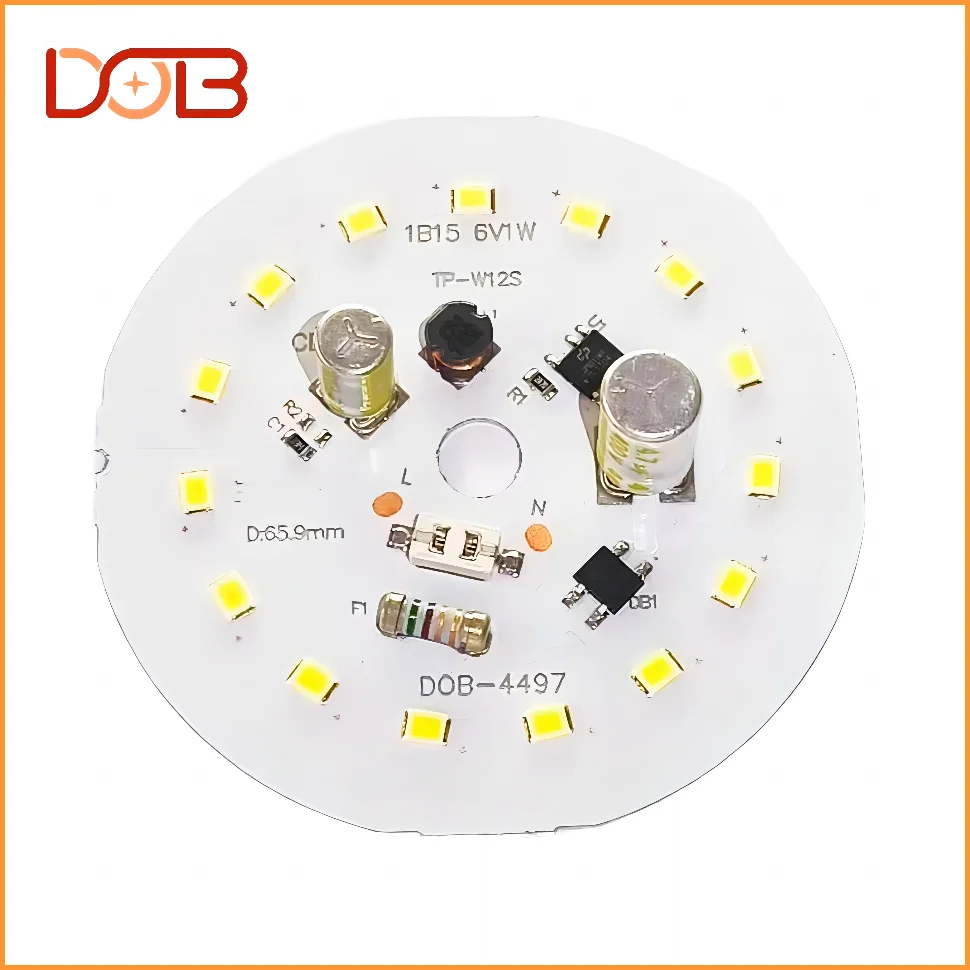 12W Super Lumen E27 B22 Top Quality T Bulb Chip 2835 Lighting Source Module Custom Design China Factory Dob Pcb Circular Board