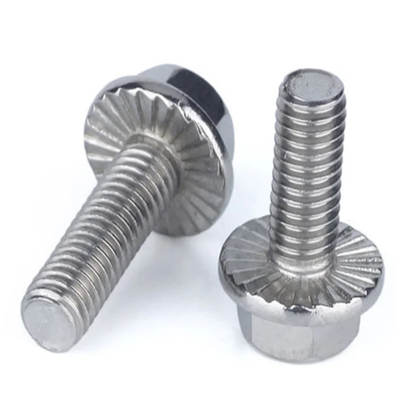 Hexagon flange bolts grade 8.8 DIN6921 Carbon steel