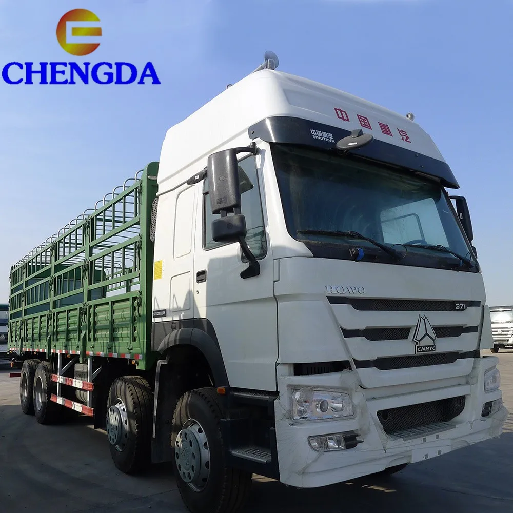 Горячая продажа Sinotruk 371hp Китай тяжелый автомобиль HOWO 8X4 12 трицикл Грузовой Прицеп с плоской платформой для