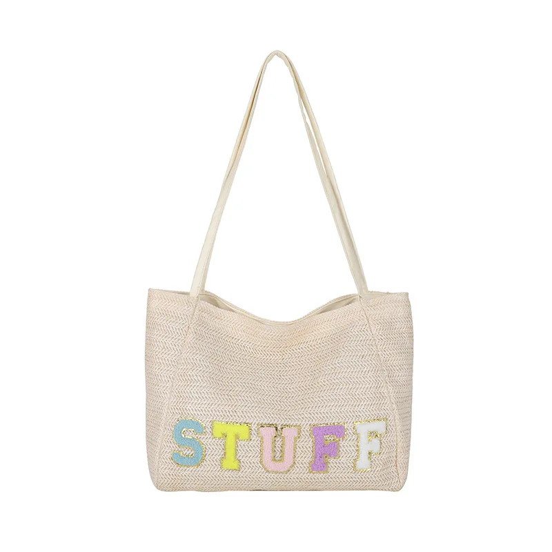 2024 high appearance level shoulder bags Korean light French lazy large capacity fashion personality student class commuting bag