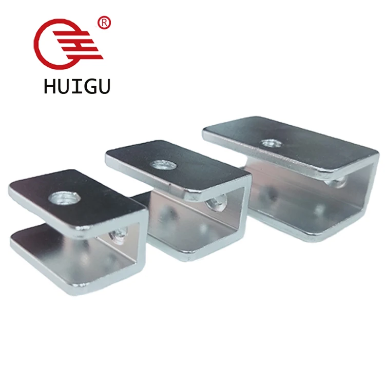 Extra Big/Big/Middle/Small type U shape aluminum alloy glass clamp holder