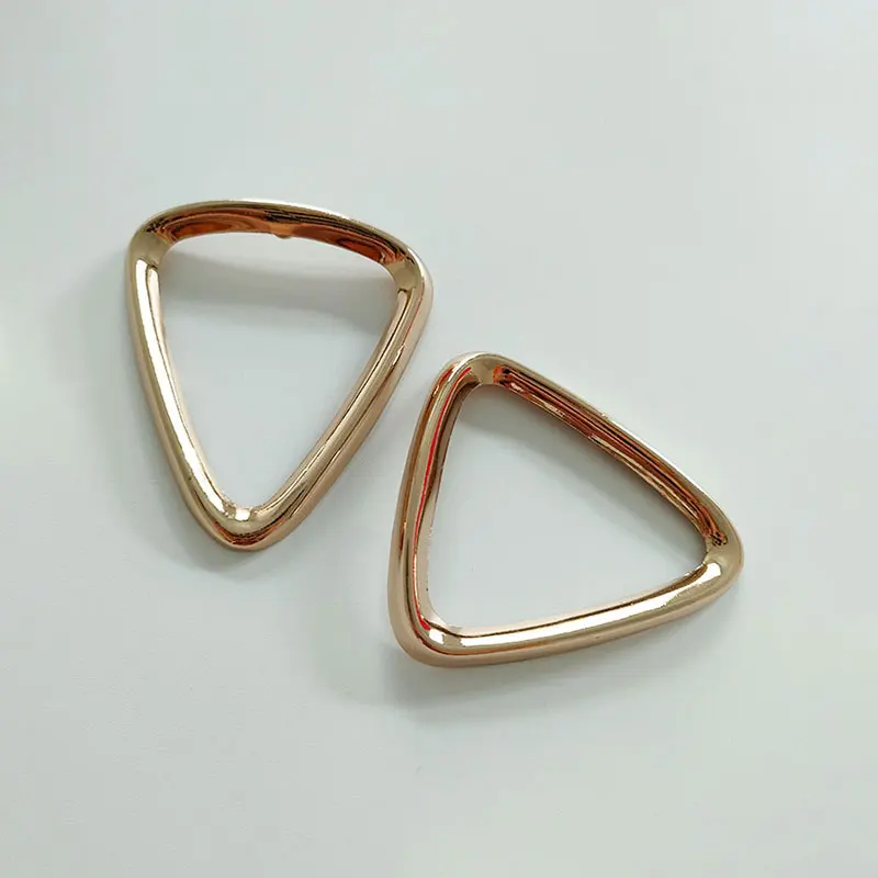 Custom Fashion Accessories Shiny Gold Hat Button Metal Sandal Button