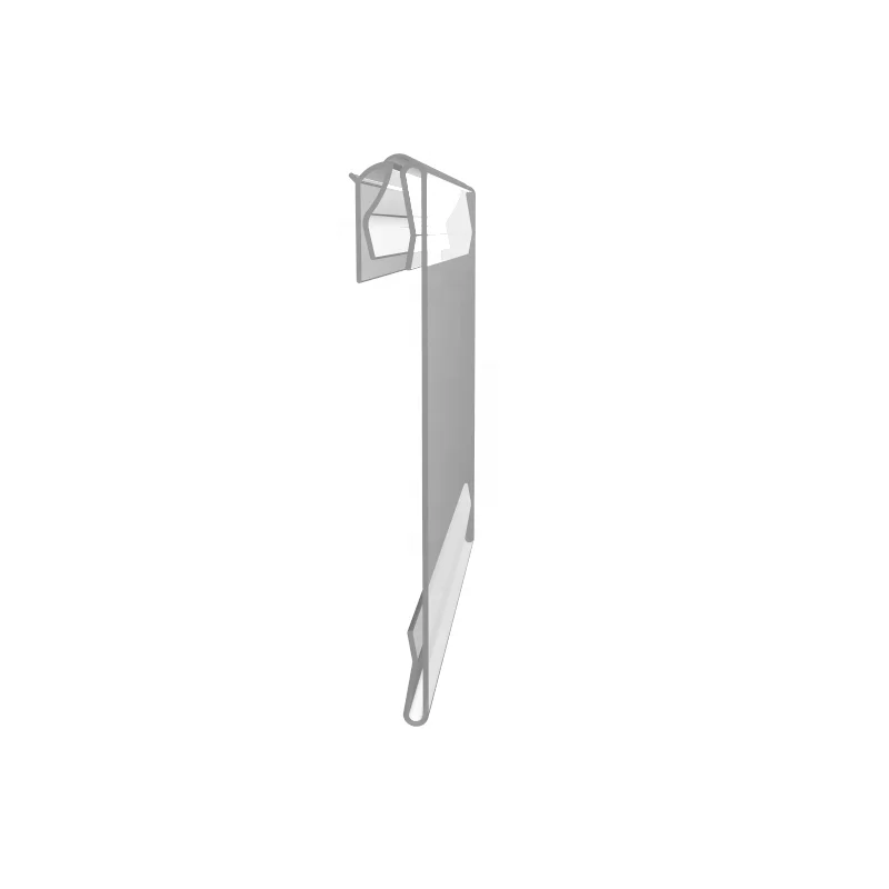 Meethope Store covered-face hinged injection supermarket Plastic PVC Sign Holder shelf Super Grip shelf talker clips