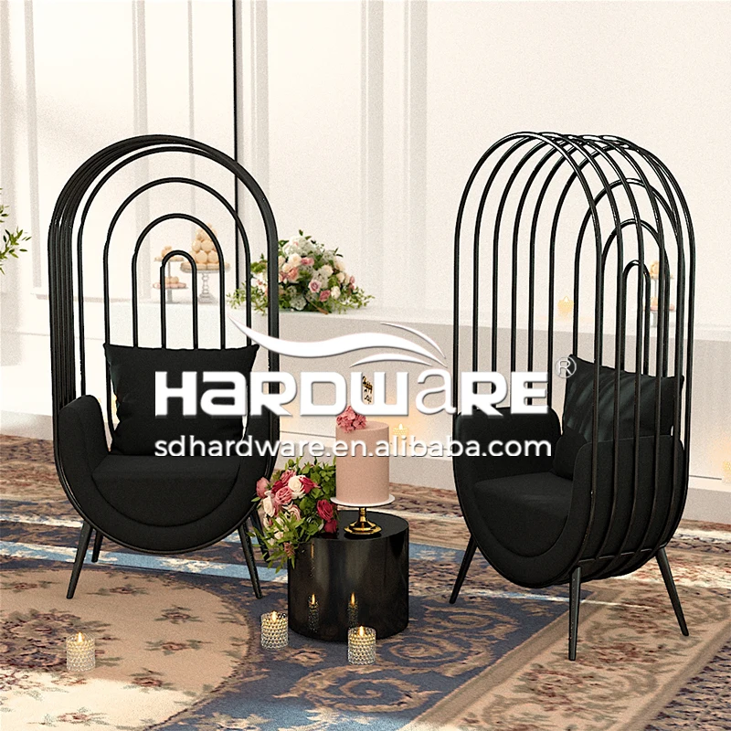 Stainless Steel Metal Furniture Modern Banquet Gold Elegant Wedding Chair