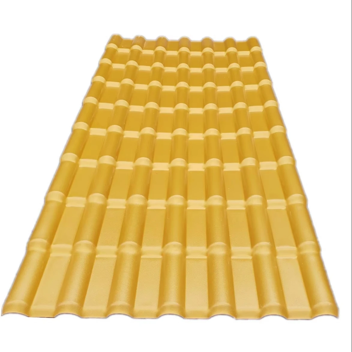 Thickened ASA Synthetic Resin Decorative Effect Corrugated Steel PVC Shingles Sound Heat Insulation Plain Glass Hotel Warehouse