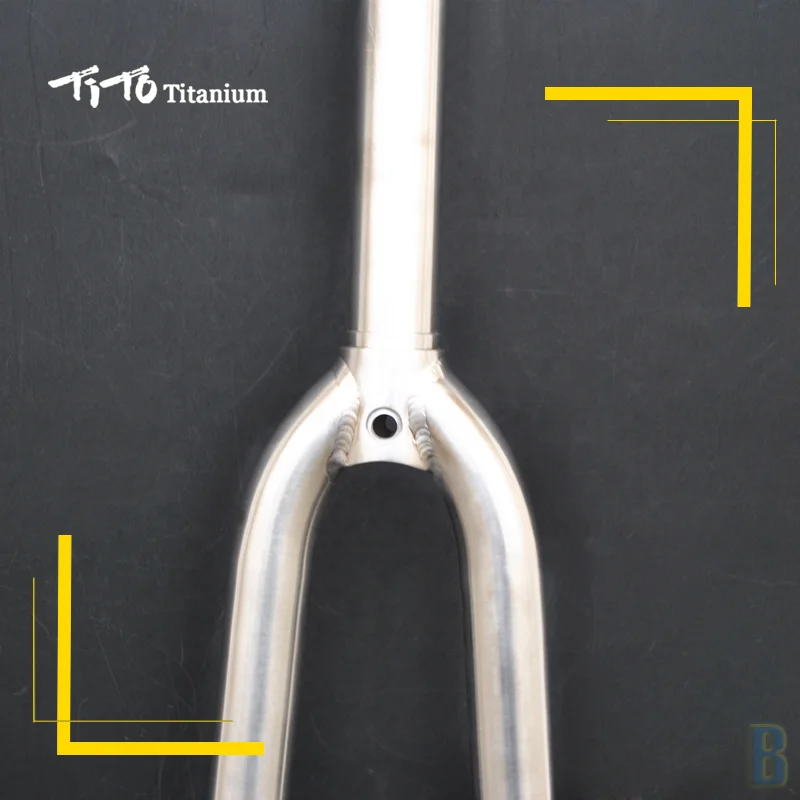 TiTo titanium fork outdoor sports road bike bicycle front fork bicycle accessories road rigid fork 29er mtb