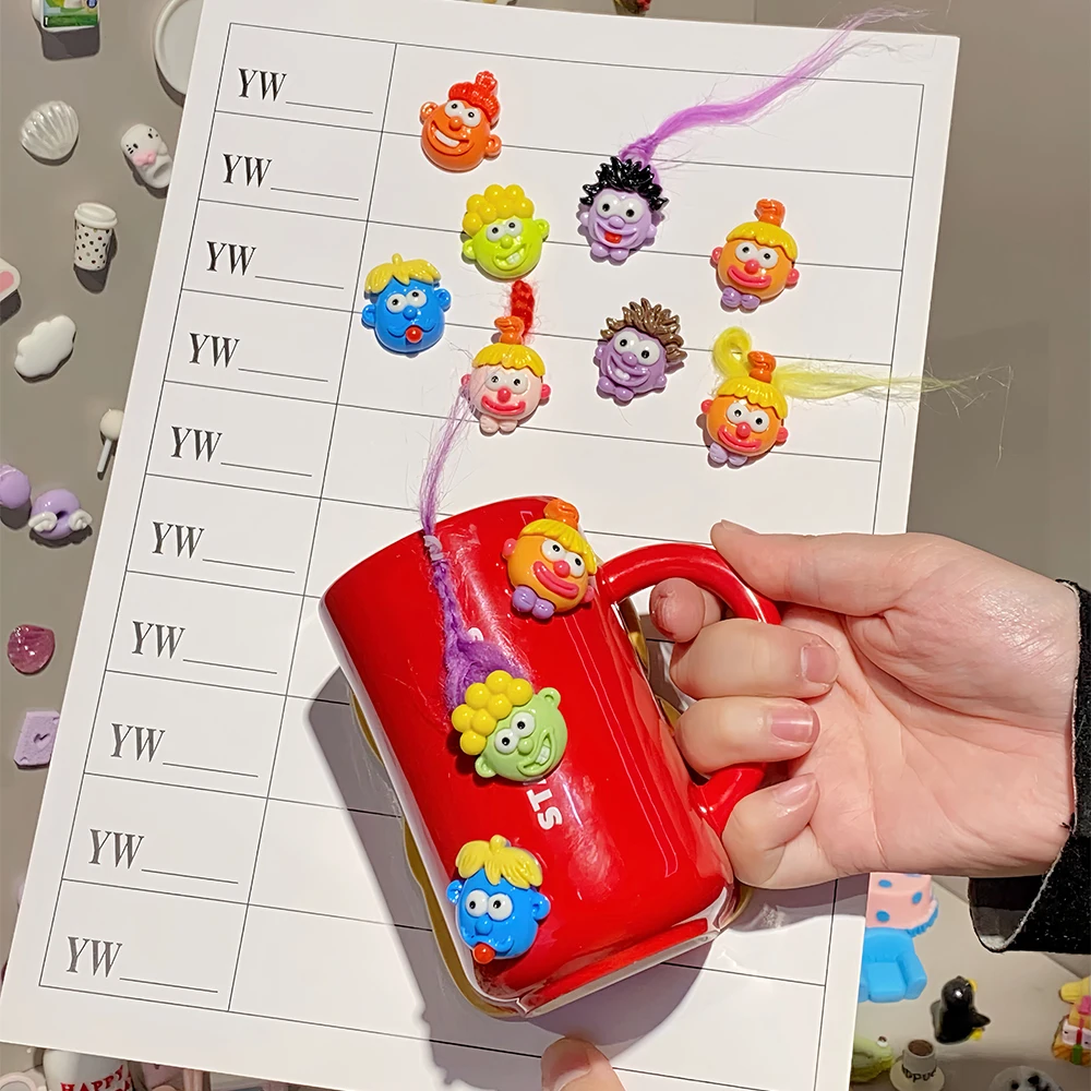 Funny Boys And Girls Cartoon Resin Flatback Cabochon For DIY Key Chain Pendant Hairpin Decoration Fridge Magnet Accessories