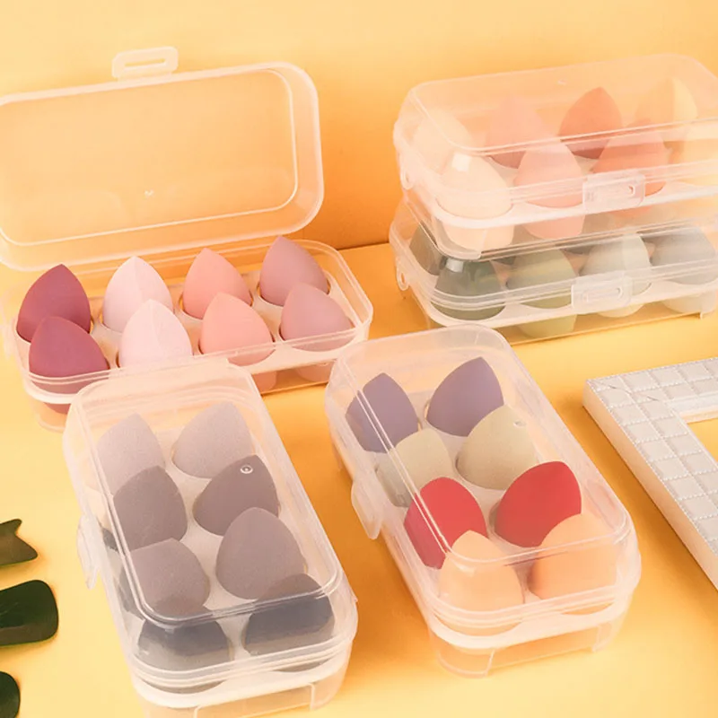 Super Soft Makeup Eggs Set Do Not Eat Powder Gourd Cotton Sponge Cosmetic Latex Free Wet and Dry Foundation Blender Beauty Puff