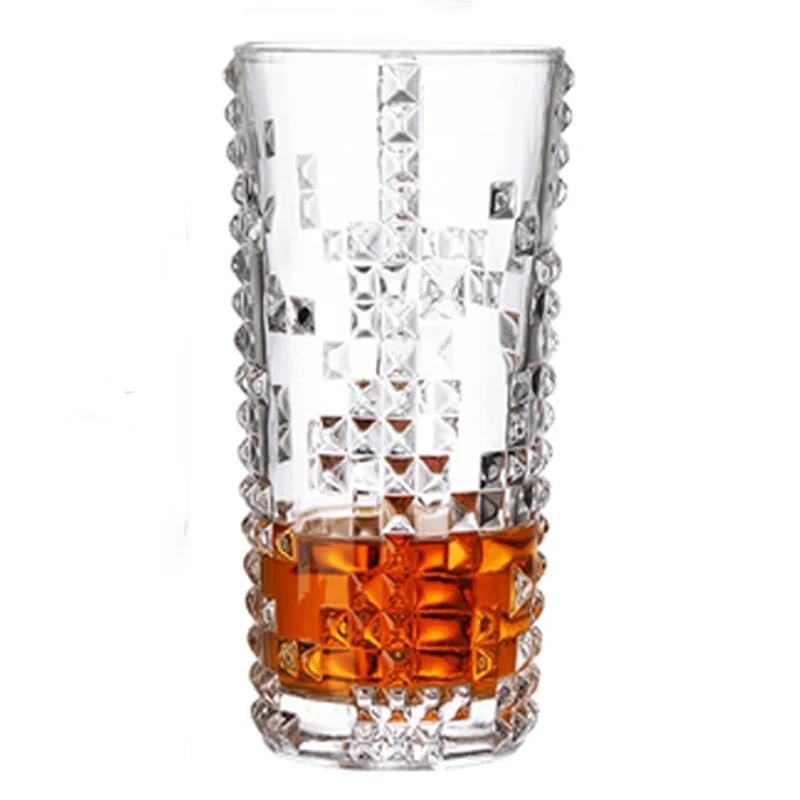 mercury glasses for drinking diamond whiskey glass new fashioned juice cup glass beer mug highball glass for pub