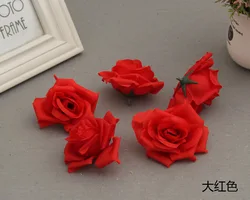 Z877 Artificial Flower Heads  Silk Camellia Rose  Peony Flower Head 7--8cm for Wedding Party Home Decorative Flowewrs