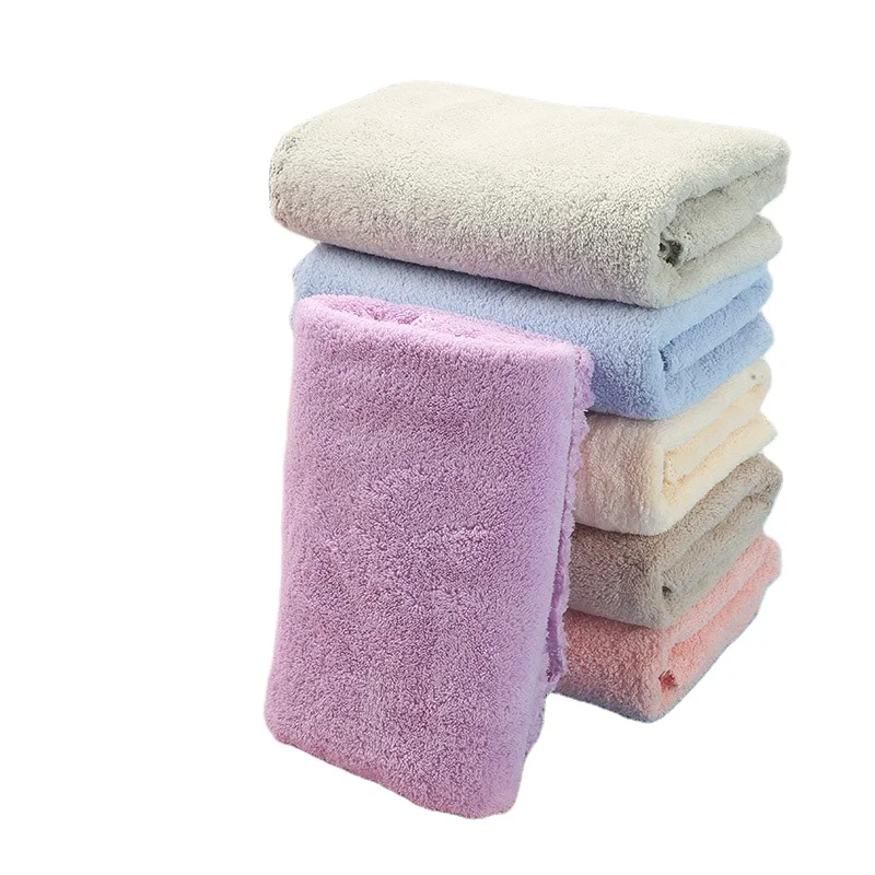 High Quality Custom Logo Edgeless Microfiber Bath And Shower Hand Towel for home spa sport