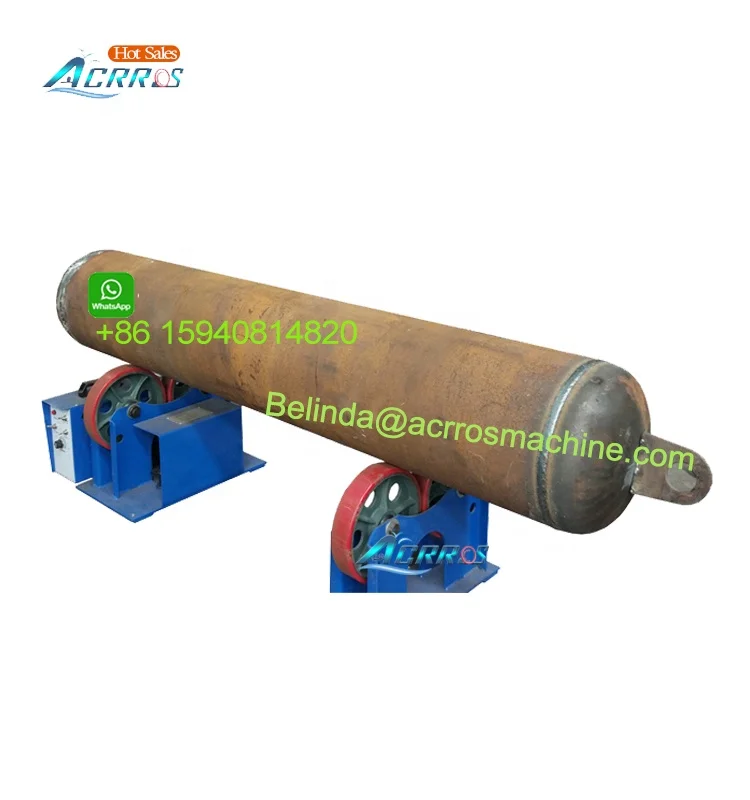 1000kg welding tank pipe turning rollers automatic rotating welding rotator 600mm