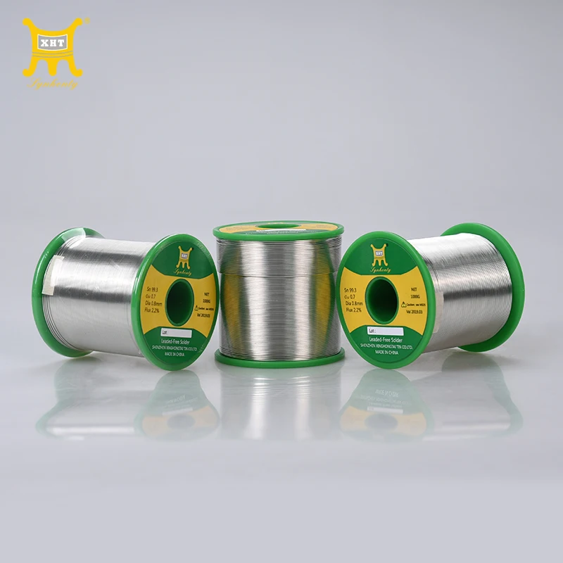 XHT Factory 2024 0.5mm 0.8mm 1.0mm 100g tin flux Rosin activated cored welding & soldering supplies solder wire