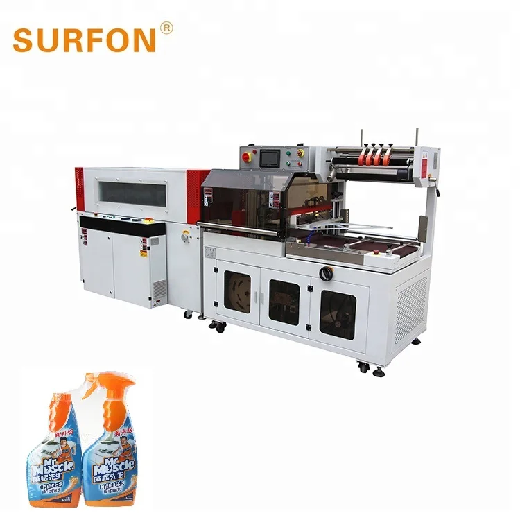 Heat Tunnel Shrinking Machine Thermal Plastic Film Bottle Wrapping Packaging Machines Shrink Wrapping Machine price