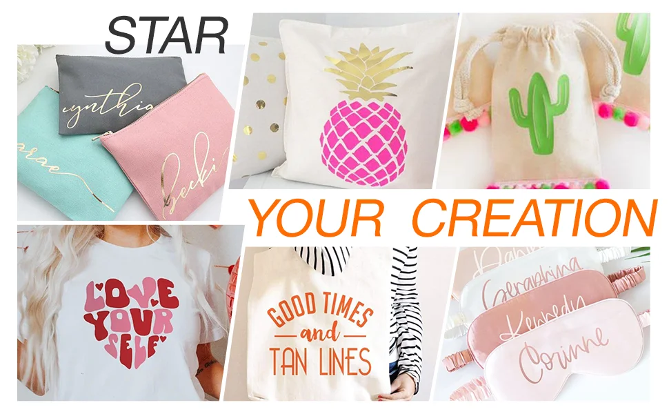 Оптовая продажа гибкие виниловые листы с теплопередачей Для силуэтов Cricut Cameo