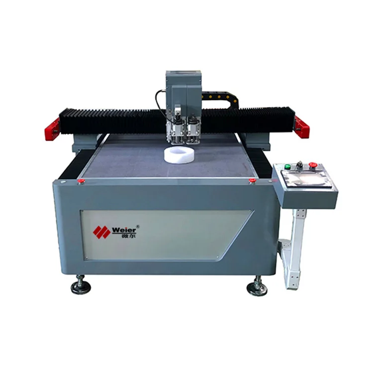 Paper Carton Sample Cutter Cardboard Box Flatbed Cutter Machine 1313 with Creasing Wheel
